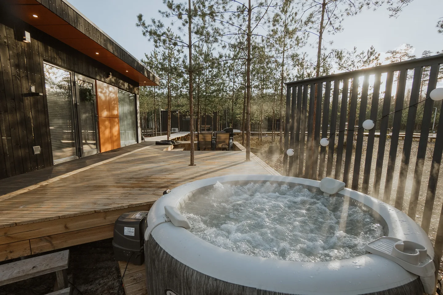 ForRest Glamp accommodation and its natural setting