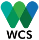 Wildlife logo using green and yellow animal silhouettes
