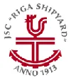 Riga Shipyard circular anchor emblem