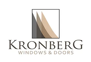Kronberg Windows and Doors wordmark with a geometric emblem