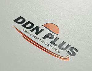 DDN Plus wordmark shown in perspective